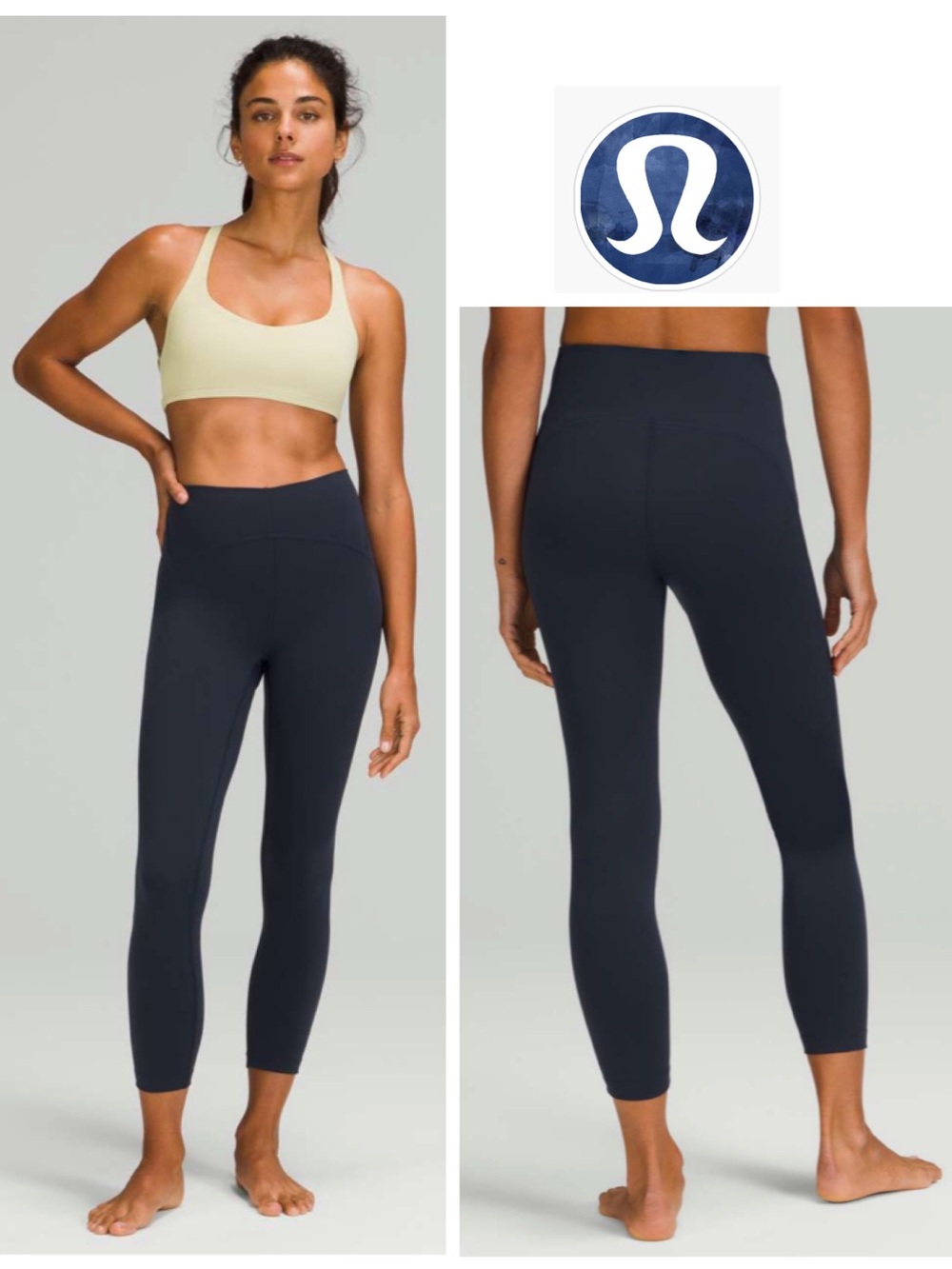 Lululemon Sz 6 Instill High-Rise Tight 25" in True Navy Size 6